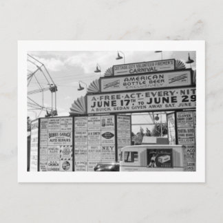 Cartão Postal Carnaval de bombeiro voluntário, 1940