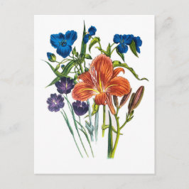 Cartão Postal Carnaval de flores