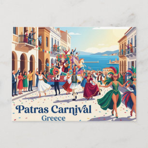 Cartão Postal Carnaval de Patras Grécia