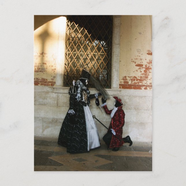 Cartão Postal Carnaval de Veneza VIII (Frente)