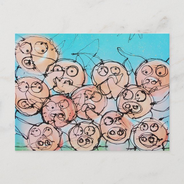 Cartão Postal carne a família (Frente)