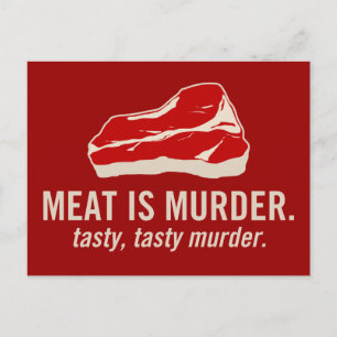 Cartão Postal Carne é Assassinato, Assassinato Tastista