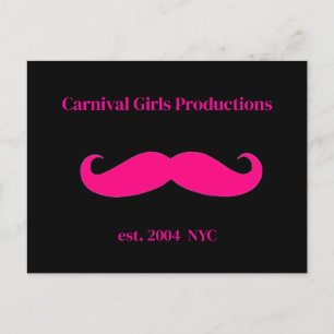 Cartão Postal Carnival Girls Productions Bigode