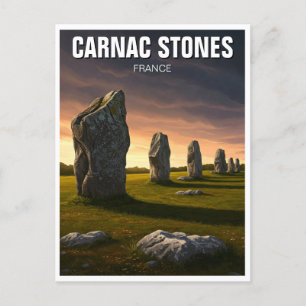 Cartão Postal Carnuns Stones France Viagem