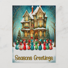 Cartão Postal Caroleiros de Natal