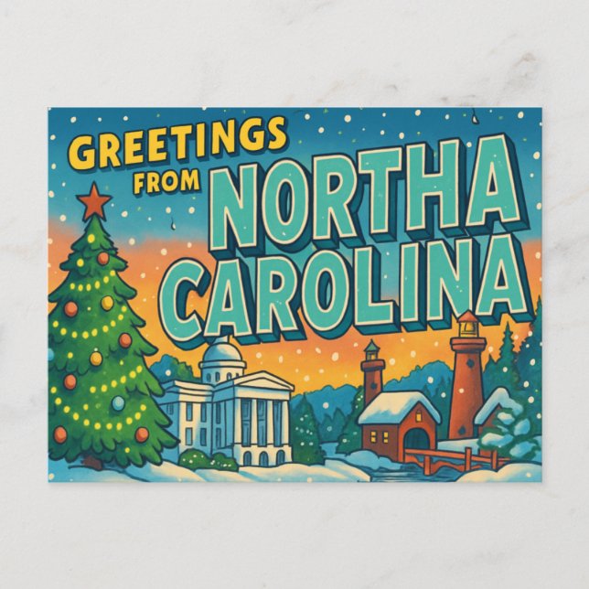 Cartão postal CAROLINA DO NORTE (Frente)