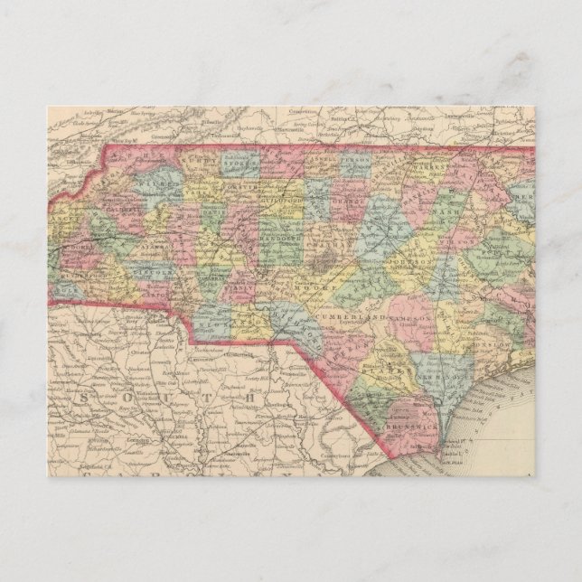 Cartão Postal Carolina do Norte 8 (Frente)