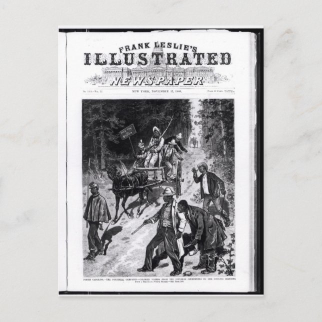 Cartão Postal Carolina do Norte, a Campanha Política (Frente)