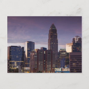 Cartão Postal Carolina do Norte, Charlotte, vista elevada