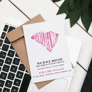 Cartão Postal CAROLINA DO SUL Mudamos o novo endereço novo