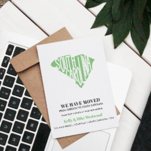 Cartão Postal CAROLINA DO SUL Mudamos o novo endereço Novo Home