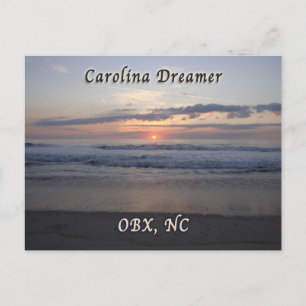 Cartão Postal Carolina Dreamer OBX NC Sunrise