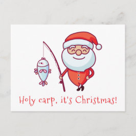 Cartão Postal Carpa Santa é Natal