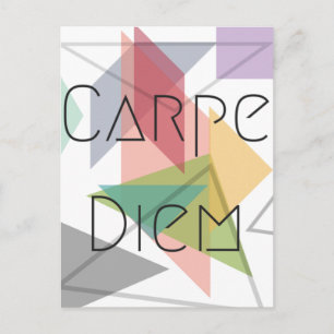 Cartão postal Carpe Diem