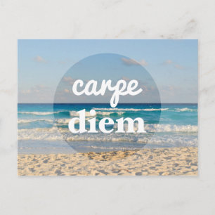 Cartão postal Carpe Diem