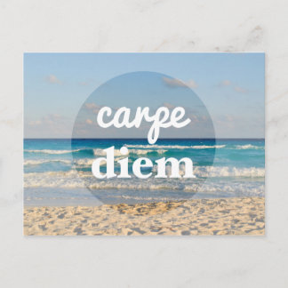 Cartão postal Carpe Diem