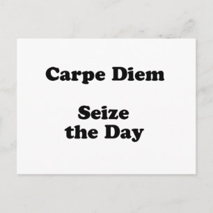 Cartão Postal carpe diem