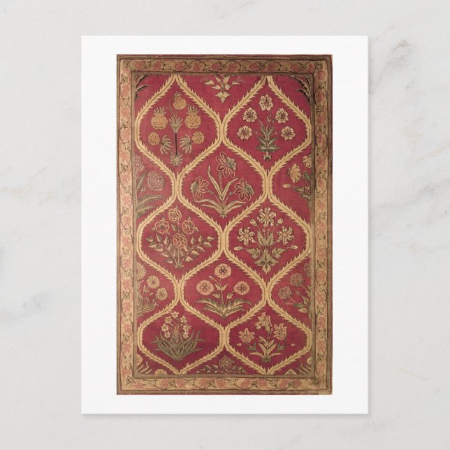 Cartão Postal Carpete persa ou turco, século XVI/XVII (lã (Frente)