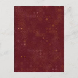 Cartão Postal Carpete Vermelho