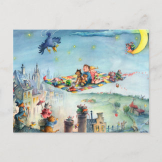 Cartão Postal Carpete voador - Cartão-postal para crianças
