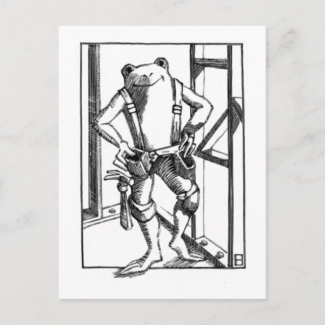 Cartão Postal carpinteiro (Frente)