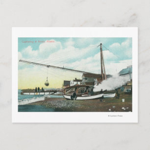 Cartão Postal Carregando barcaça para SeaNome, AK