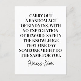 Cartão Postal Carregar de um ato aleatório de gentileza