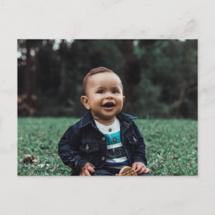 Cartão Postal Carregar sua foto personalizada personalizada