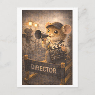 Cartão Postal Carreira de Rato como Diretor de Cinema