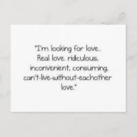 Carrie Bradshaw: "Estou procurando amor"