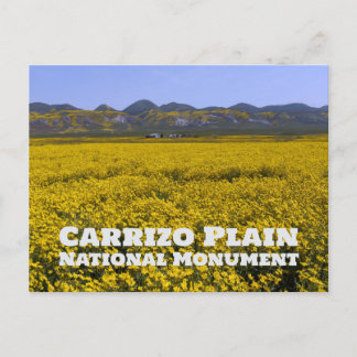 Cartão Postal Carrizo Plain National Monument