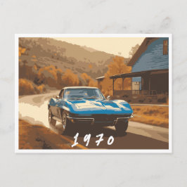 Cartão Postal Carro 1970