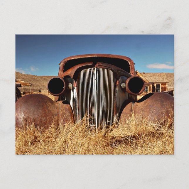 Cartão Postal Carro Abandonado em Bodie (Frente)