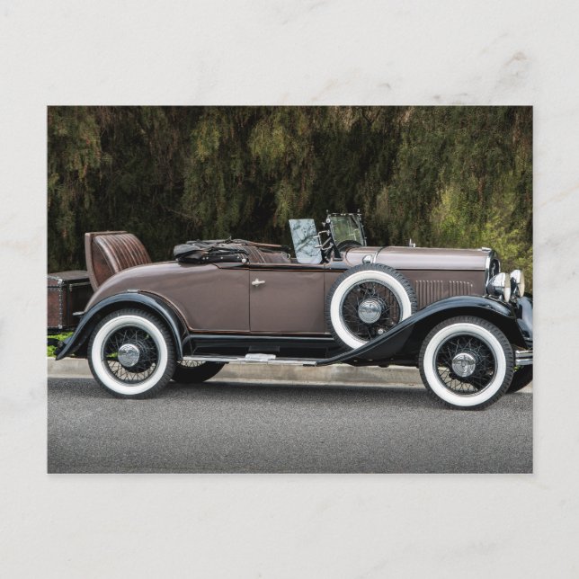Cartão Postal Carro antigo da Mint (Frente)
