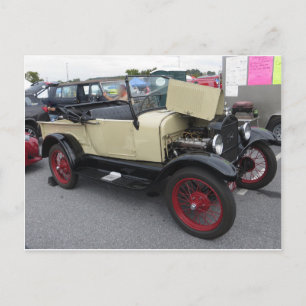 Cartão Postal Carro Antotico Tan