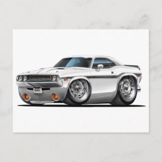 Cartão Postal Carro Branco Desafiador 1970-72