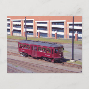 Cartão Postal Carro Brill Linhas de Seta Vermelha #76 Cartões-po