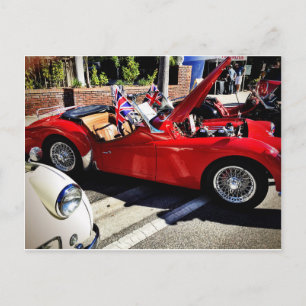 Cartão Postal Carro britânico antigo