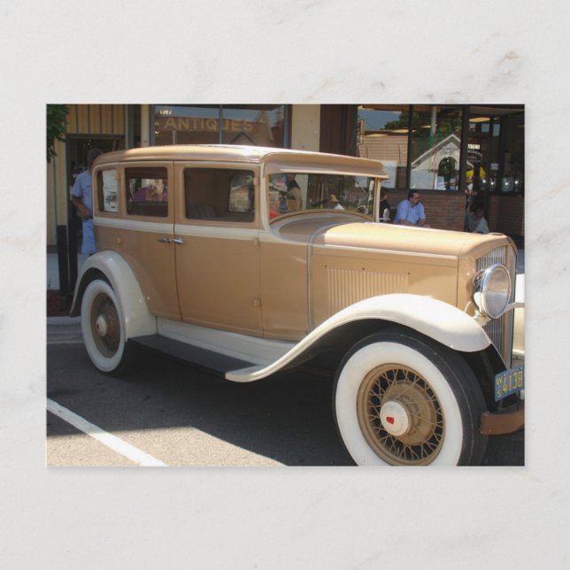 Cartão Postal carro clássico (Frente)