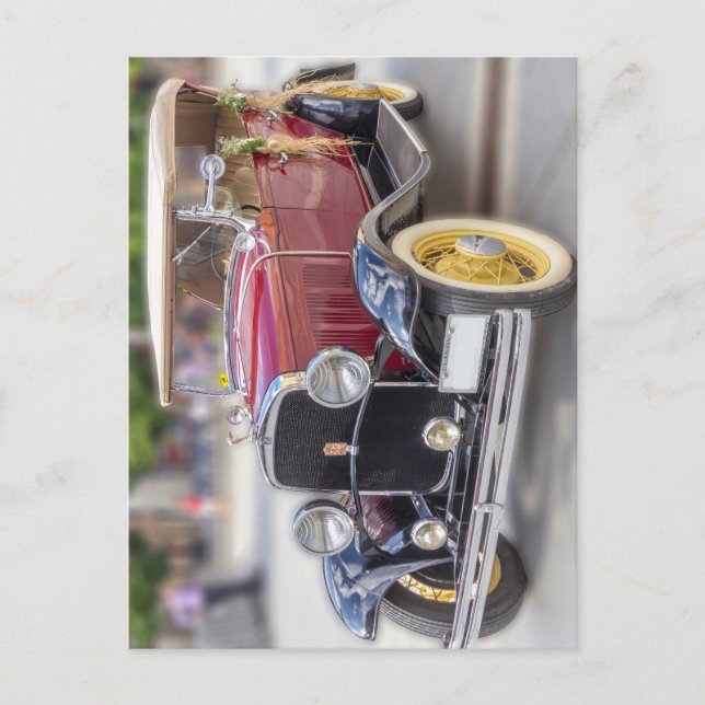 Cartão Postal carro clássico De Soto (Frente)