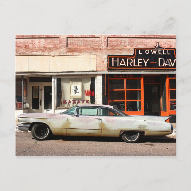 Cartão Postal Carro Clássico Velho Oeste (Frente)