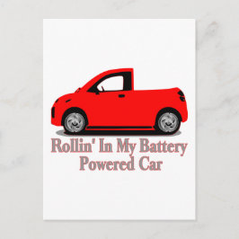 Cartão Postal Carro da bateria