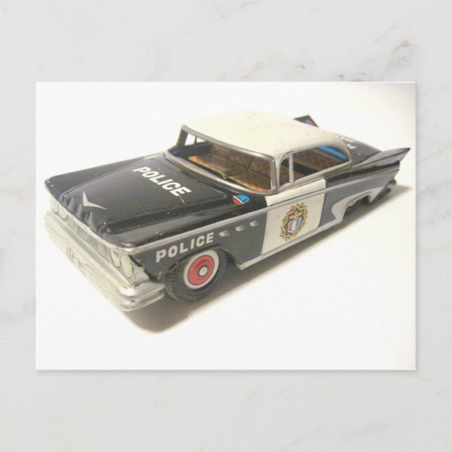 Cartão Postal Carro da Polícia (Frente)
