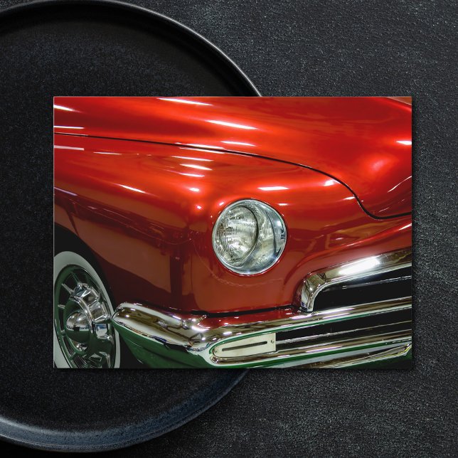 Cartão Postal Carro de Apresentação de Lincoln Clássico 1951 (Criador carregado)