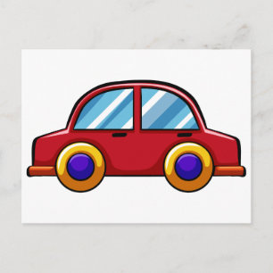 Cartão Postal Carro de brinquedo