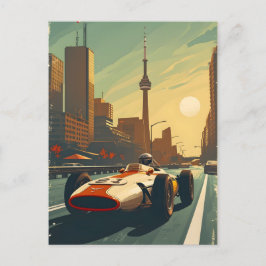 Cartão Postal Carro de corrida em Toronto