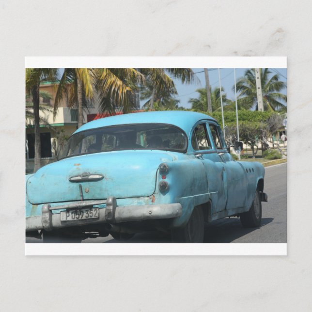 Cartão Postal carro de Cuba (Frente)