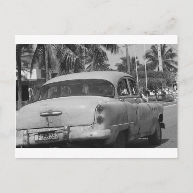 Cartão Postal Carro de Cuba (Frente)