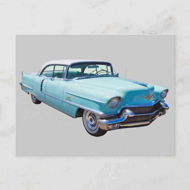 Cartão Postal Carro de Luxo Cadillac Sedan Deville 1956 (Frente)