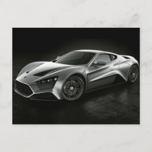 Cartão Postal Carro desportivo